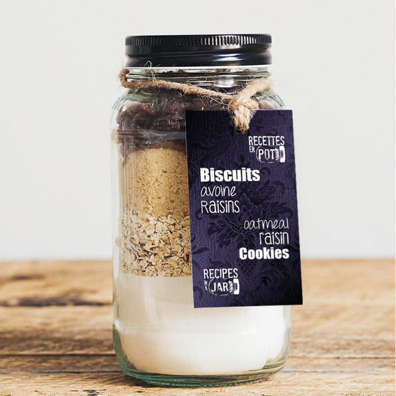 Biscuits Avoine Raisin - Oatmeal Raisin Cookies