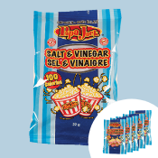 Salt & Vinegar Popcorn - 22 grams - 5 bags/$10.00