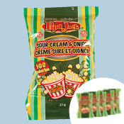 Sour Cream & Onion Popcorn - 22 gram - 5 Bags/$10.00